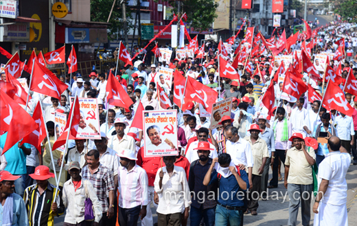 Vijayan Pinarai rally in Mangalore